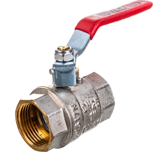 Шаровой кран, стальная рукоятка 1 вн.-вн Valtec BASE VT.214.N.06