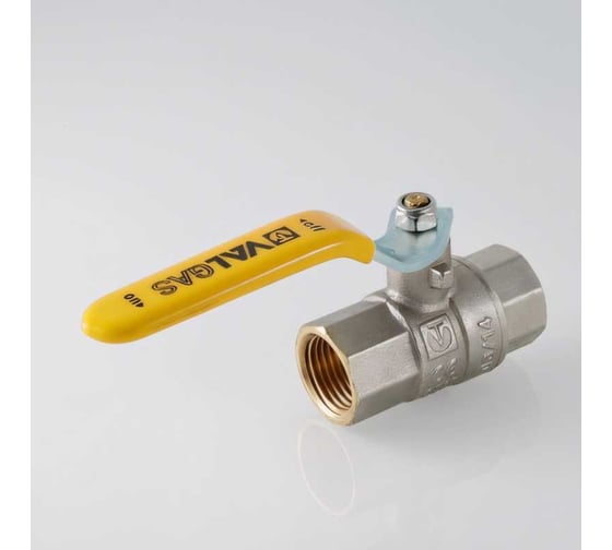 Шаровой газовый кран, стальная рукоятка 1/2 вн.-вн. Valtec VALGAS VT.271.N.04