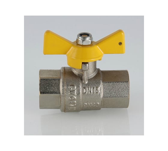 Шаровой газовый кран, рукоятка бабочка 1/2 вн.-вн. Valtec VALGAS VT.277.N.04