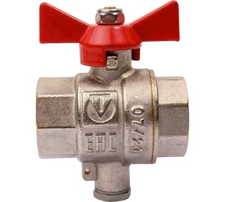 Шаровой кран для подключения датчика температуры 3/4 Valtec VT.247.N.05