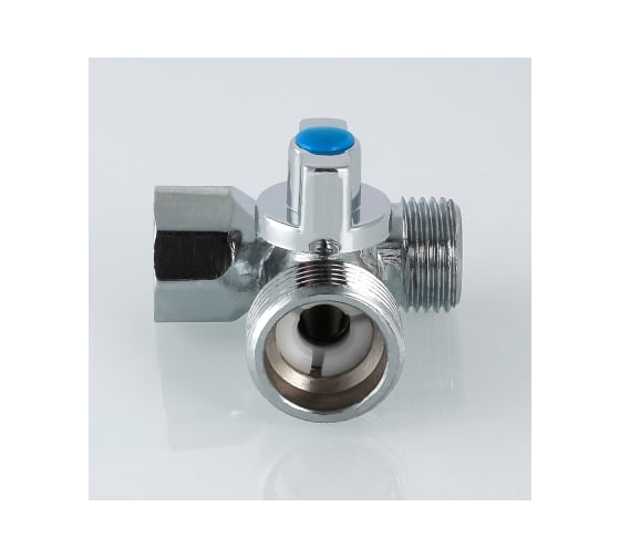 Шаровой кран для подключения сантехнических приборов 1/2х3/4х1/2 Valtec ...