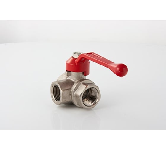 Трехходовой шаровой кран, тип L 1/2 вн.-вн.-вн. Valtec VT.360.N.04