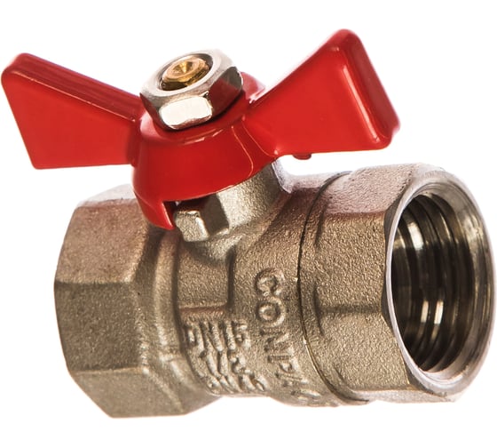 Шаровой кран, рукоятка бабочка 1/2 вн.-вн. Valtec COMPACT VT.092.N.04