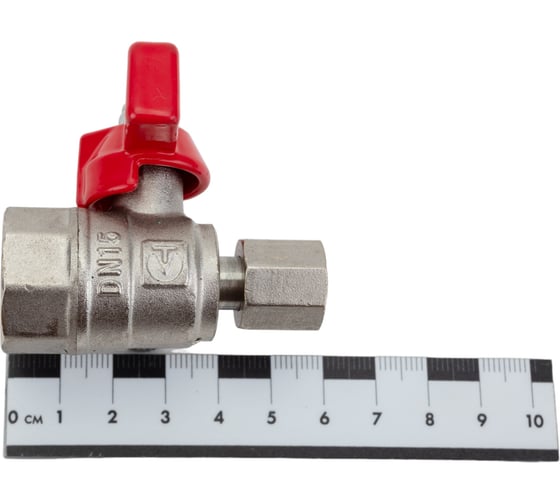 Шаровой кран для подключения манометра 1/2вн. -1/4вн. Valtec VT.807.N.0402