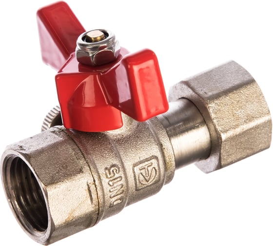 Шаровой кран для подключения манометра 1/2вн. -1/2вн. Valtec VT.807.N.0404