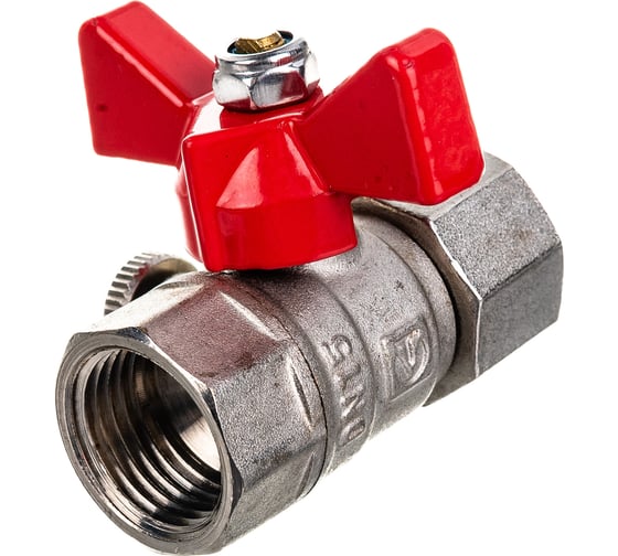 Шаровой кран для подключения манометра 1/2вн. -1/2вн. Valtec VT.807.N.0404
