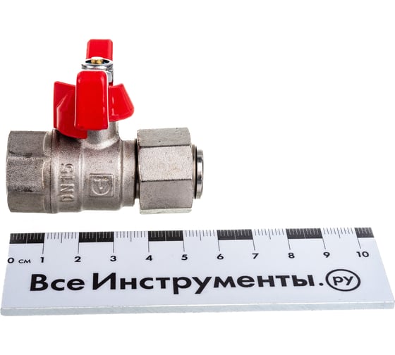Шаровой кран для подключения манометра 1/2вн. -1/2вн. Valtec VT.807.N.0404