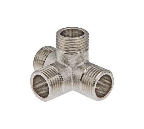 Двухплоскостная крестовина 1/2 нар. Valtec VTr.661.N.0004