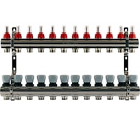 Коллекторная группа PROFACTOR латунь, с расходомерами 1х12 вых 3/4 ЕК PF MB 800.12