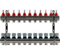 Коллекторная группа PROFACTOR латунь, с расходомерами 1х11 вых 3/4 ЕК PF MB 800.11