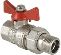 Шаровой кран с полусгоном 1" вн.-нар. Valtec BASE VT.227.N.06 15637163