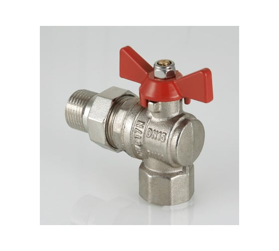 Шаровой угловой кран с полусгоном 1" вн.-нар. Valtec BASE VT.228.N.06