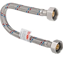Гибкая подводка для воды, гайка-гайка Ду15 60см Valtec VTf.001.I.0404060