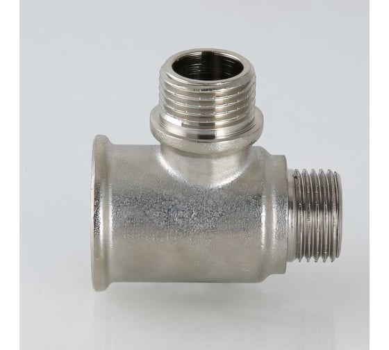 Тройник с двумя переходами на нар. р. 3/4х1/2х1/2 вн.-нар.-нар. Valtec VTr.133.RN.050404
