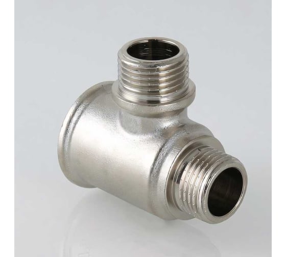 Тройник с двумя переходами на нар. р. 3/4х1/2х1/2 вн.-нар.-нар. Valtec VTr.133.RN.050404