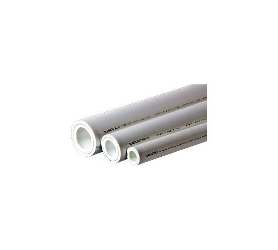 Труба PP-ALUX армированная алюминием, PN 25, 40мм, белый Valtec VTp.700.AL25.40