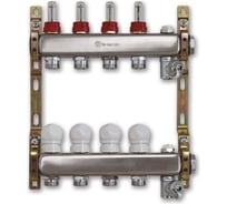 Коллектор в сборе 1", 3 выхода под евроконус с расходомерами TE-SA 220ATT2-06-03D