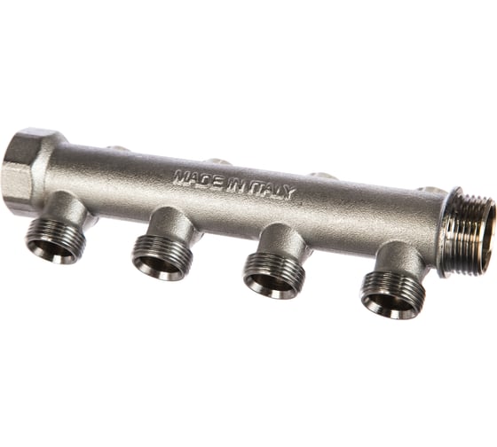 Сантехнический коллектор 1"х3/4"х4 TE-SA 203TG50-065-04