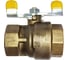 Шаровой муфтовый латунный кран НЗГА кш-20 (газ) вхв(б) 00-00000720 1