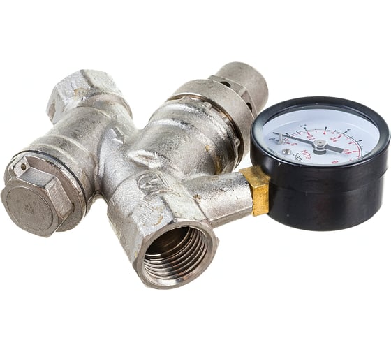 Редуктор давления с фильтром и манометром (2-5 бар; 1/2") Valtec VT.082.N.04
