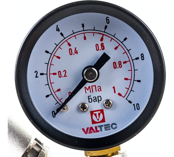 Редуктор давления с фильтром и манометром (2-5 бар; 1/2") Valtec VT.082.N.04