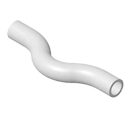 Обводное колено Политэк 20 pprc (белые) 9000030020