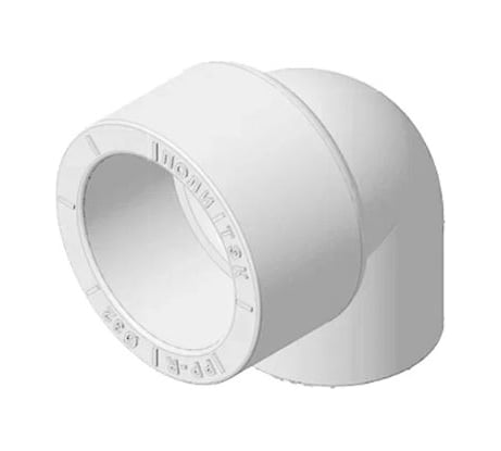 Переходной отвод Политэк внутр./внутр. 25x20/90 pprc (белые) 9423002090