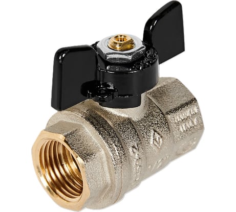 Кран шаровый Bugatti 1/2" в/в бант OREGON, арт. ИС.081012 3020062