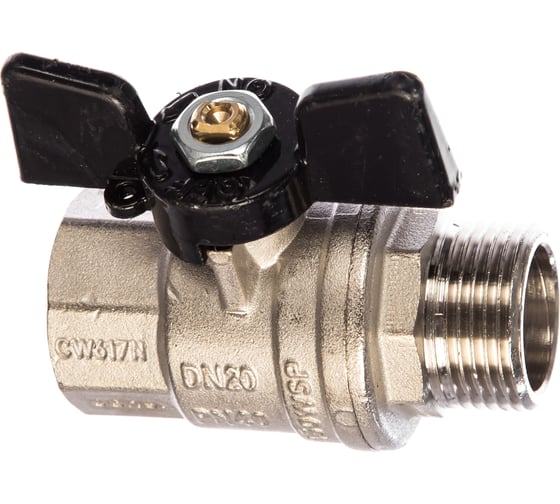 Шаровый кран Bugatti OREGON 3/4" в/н бант артикул 3070065 ИС.081015
