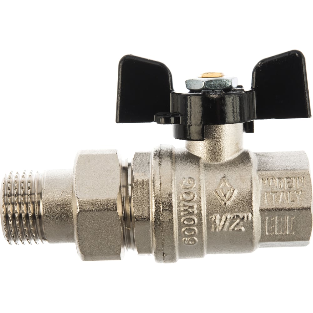 Шаровый кран с полусгоном Bugatti OREGON 1/2" в/н бант артикул 3220027 ...