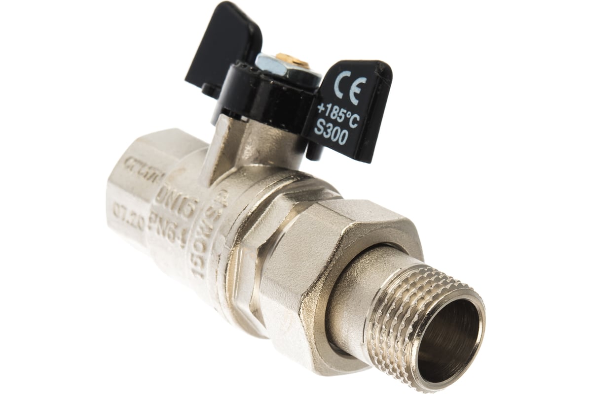 Шаровый кран с полусгоном Bugatti OREGON 1/2\" в/н бант артикул 3220027 ...