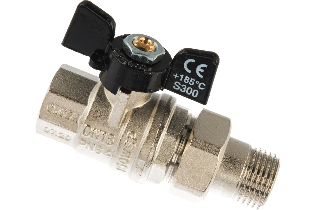 Шаровый кран с полусгоном Bugatti OREGON 1/2\" в/н бант артикул 3220027 ...