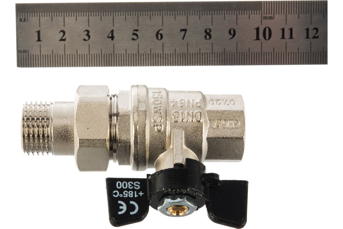 Шаровый кран с полусгоном Bugatti OREGON 1/2\" в/н бант артикул 3220027 ...