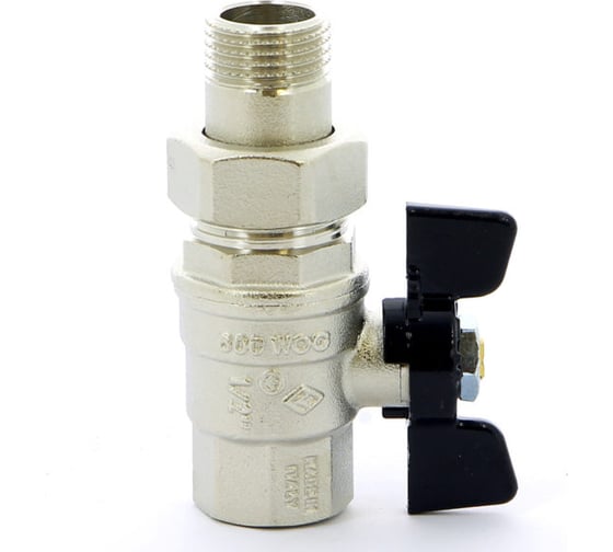 Шаровый кран с полусгоном Bugatti OREGON 1/2" в/н бант артикул 3220027 ИС.081016
