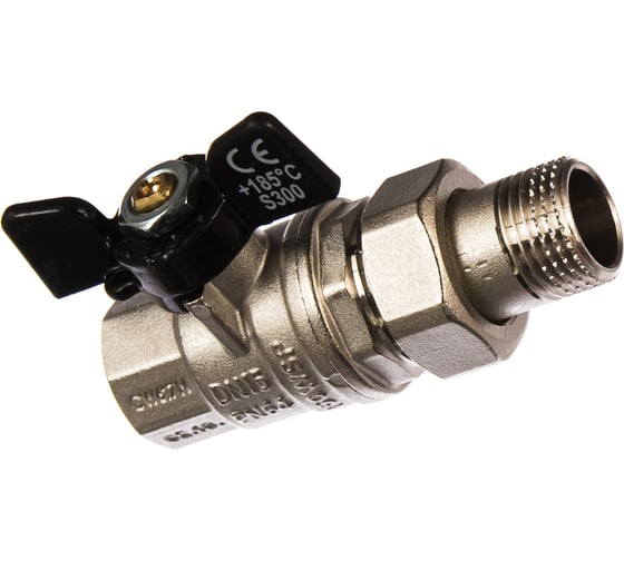 Шаровый кран с полусгоном Bugatti OREGON 1/2\" в/н бант артикул 3220027 ...