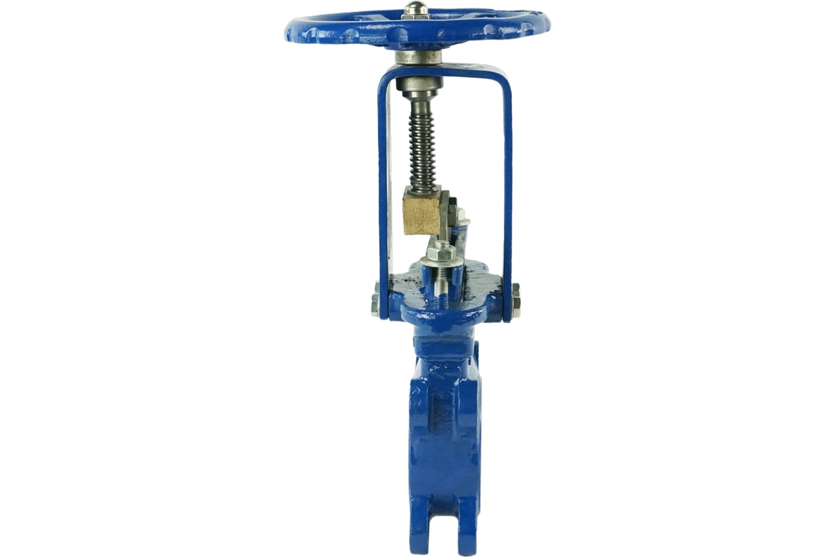 Шиберная ножевая задвижка DN.ru wcb-ss304-metal-1w ду200 ру10, штурвал ...