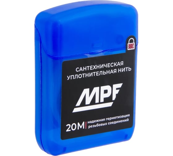 Сантехническая уплотнительная нить для резьбовых соединений MPF 20 м, 5 шт ИС.131836