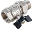 Кран Американка Н/В Ду-25 /1" бабочка черная Bugatti NEW JERSEY 9220006 3