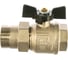 Кран Американка Н/В Ду-32 /1-1/4" бабочка черная Bugatti NEW JERSEY 9220007 1