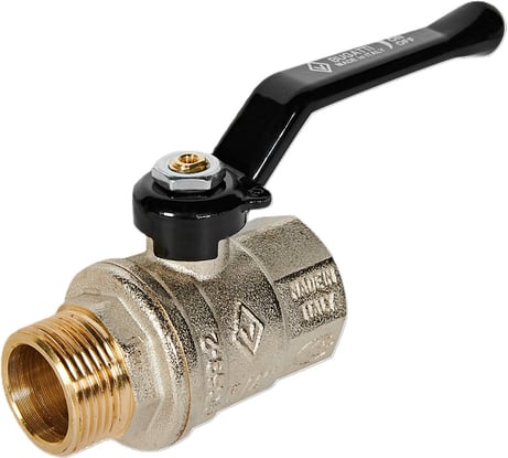 Шаровый кран Н/В Ду-20 /3/4" ручка черная Bugatti OREGON 03050068