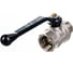 Шаровый кран Н/В Ду-25 /1" ручка черная Bugatti OREGON 03050074 2