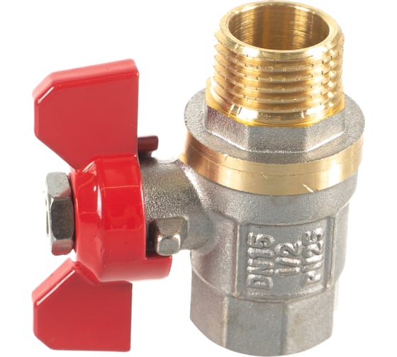 Шаровый усиленный кран 1/2" в/н бант Smart MP-У ИС.080154