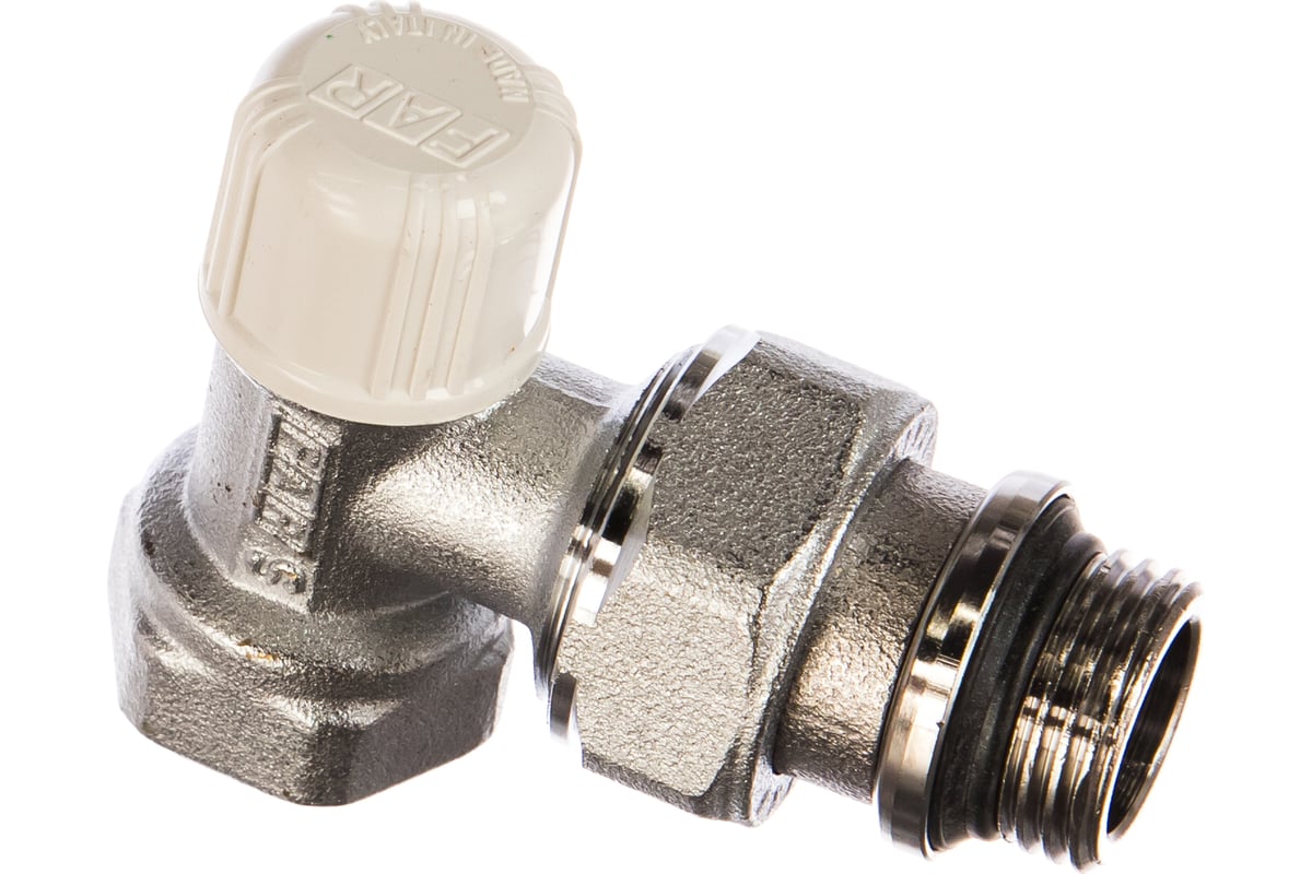 Запорный угловой вентиль FAR 1/2\" ВР, уплотнение EPDM FV 1215 12 ...