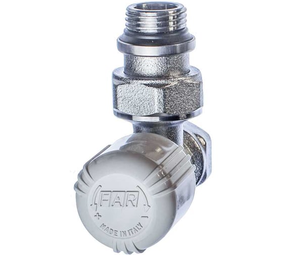 Угловой регулирующий вентиль FAR 1/2" ВР, уплотнение EPDM FV 1155 12
