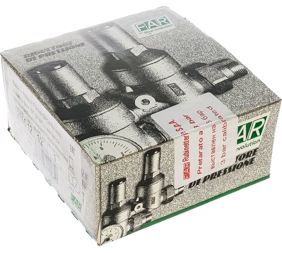 Редуктор FAR 1/2" ВР-ВР хром. с манометром 1-6 атм FA 2855 12