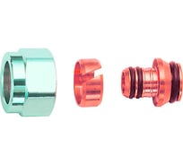 Концовка для металлопластиковых труб FAR 16х2 евроконус 1/2" FC 6076 58802