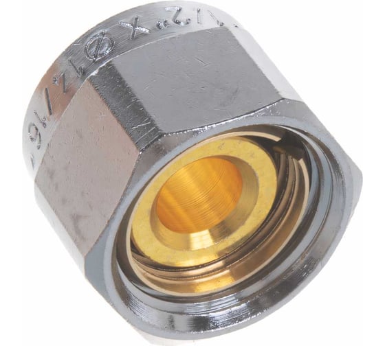 Концовка для пластиковых труб FAR 16х2,2 евроконус 1/2" FC 6075 58845