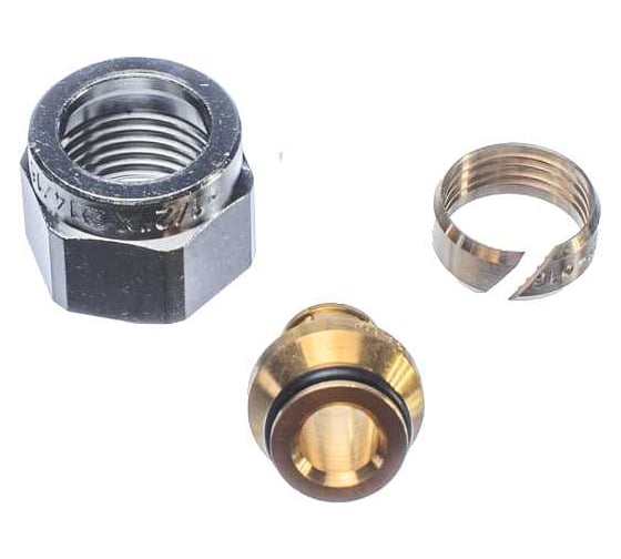 Концовка для пластиковых труб FAR 16х2,2 евроконус 1/2" FC 6075 58845