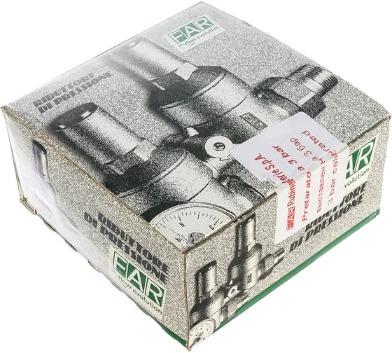 Редуктор хром FAR 1/2" ВР-НР, с манометром FA 2835 12