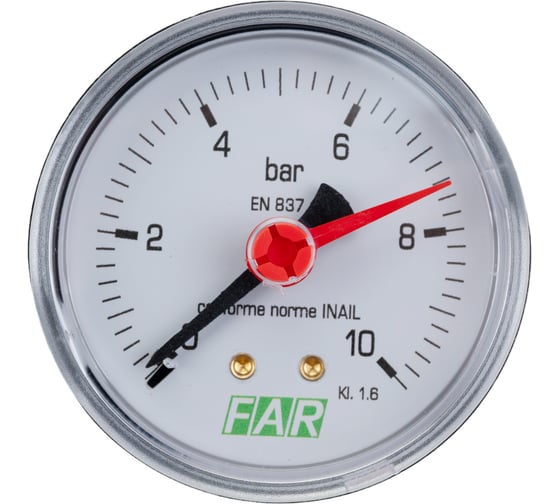 Редуктор хром FAR 3/4" ВР-НР, с манометром FA 2835 34